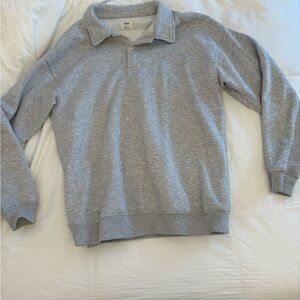 Ardene Heather Gray Collared Pullover